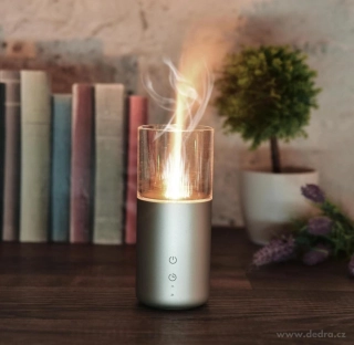 USB dobíjecí přenosný aromadifuzér PARFUMIA® s osvětlením a časovačem