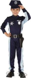 Šaty americký Policista vel.M (120-130 cm) 5-9 let